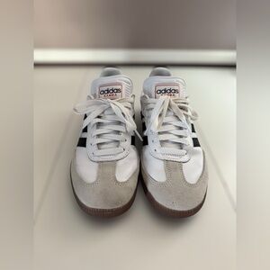 Adidas Samba White and Black Sneakers